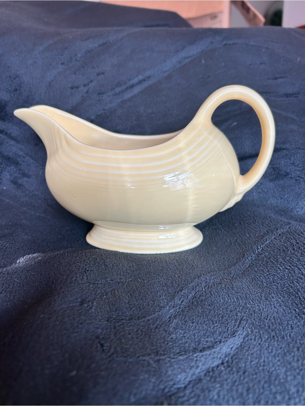 Fiestaware Pale Yellow Gravy Boat